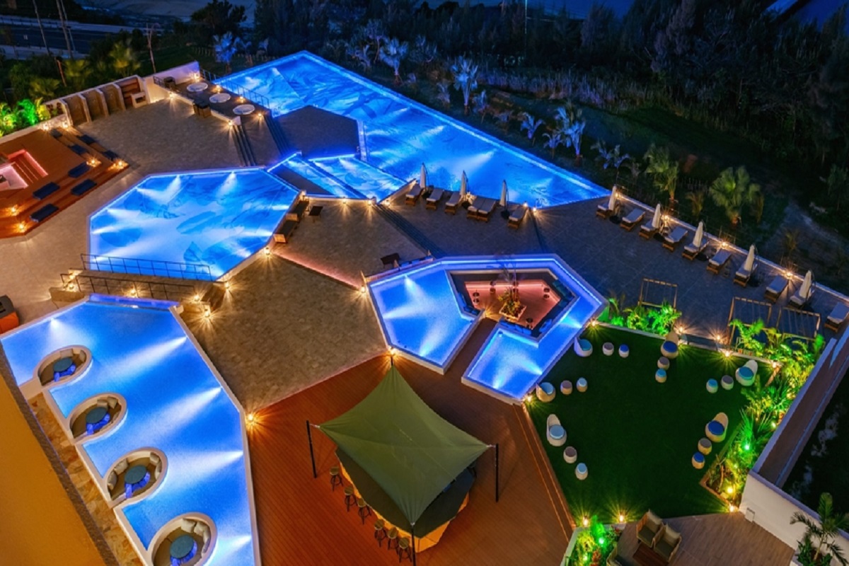 AQUASENSE Hotel & Resort　アクアテラスナイトシーン